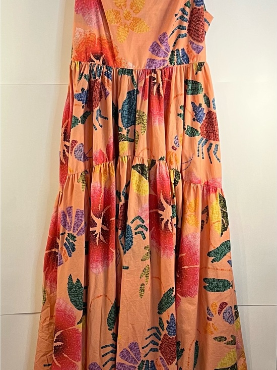 FARM Rio Dresses & Skirts - FARM Rio XS Women's Maxi Dress Sleeveless Floral Print Back Tie Summer Casual